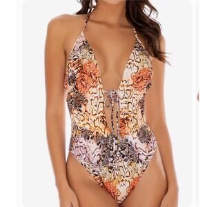 Luli Fama Skins One Piece Swimsuit - Medium